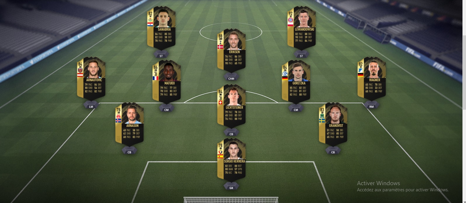 FIFA 18 La meilleure formation pour débuter sur FUT